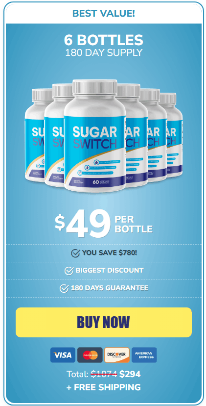 Buy Sugar Switch 6 Bottle